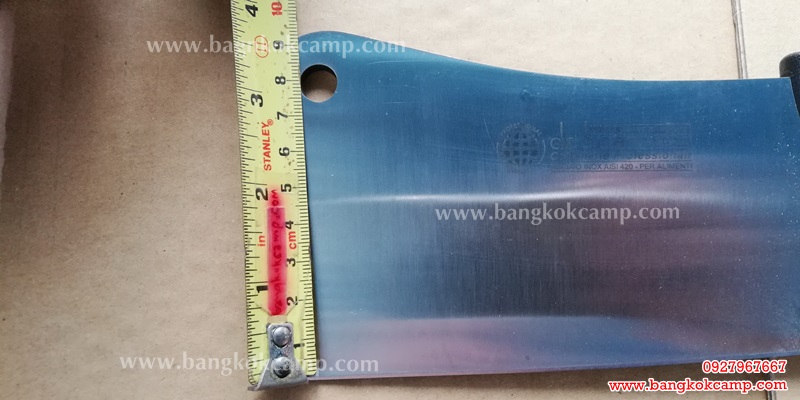 มีดสับ มีดปังตอ ใบวัสดุุ INOX น้ำหนักกำลังดี (ใบ6.25นิ้ว)