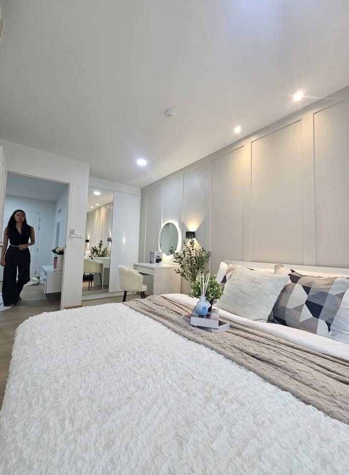 ขายคอนโด เดอะคิทท์พลัส นวมินทร์ ห้องตกแต่งใหม่ ชั้น 4 ขนาด 31 ตร.ม. 1 ห้องนอน พร้อมอยู่ ราคาพิเศษเพียง 1.39 ล้านบาท