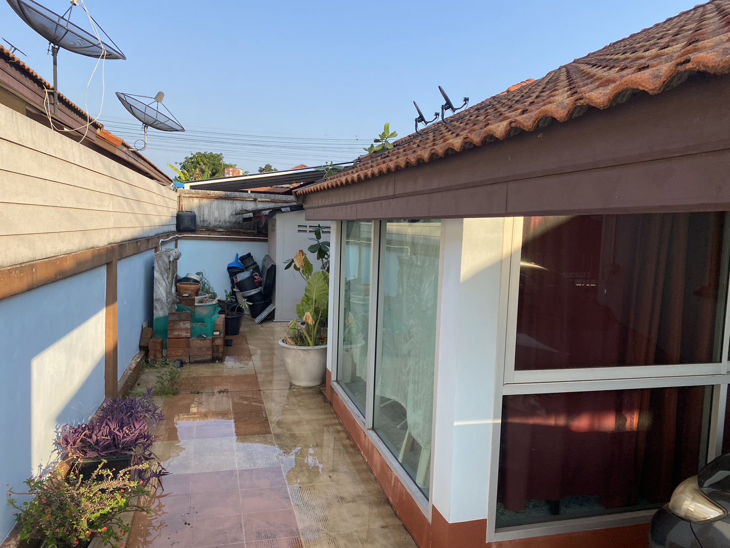 ขายบ้านเดี่ยวชั้นเดี่ยวโครงการ หมู่บ้านเพชรลดา บ้านฉาง เนื้อที่ 52 ตรว มี 3 ห้องนอน 2 ห้องน้ำ