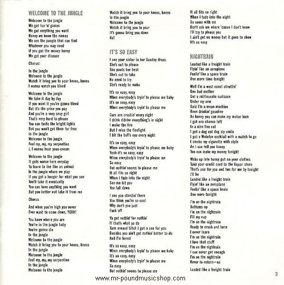 Guns N' Roses - Appetite For Destruction