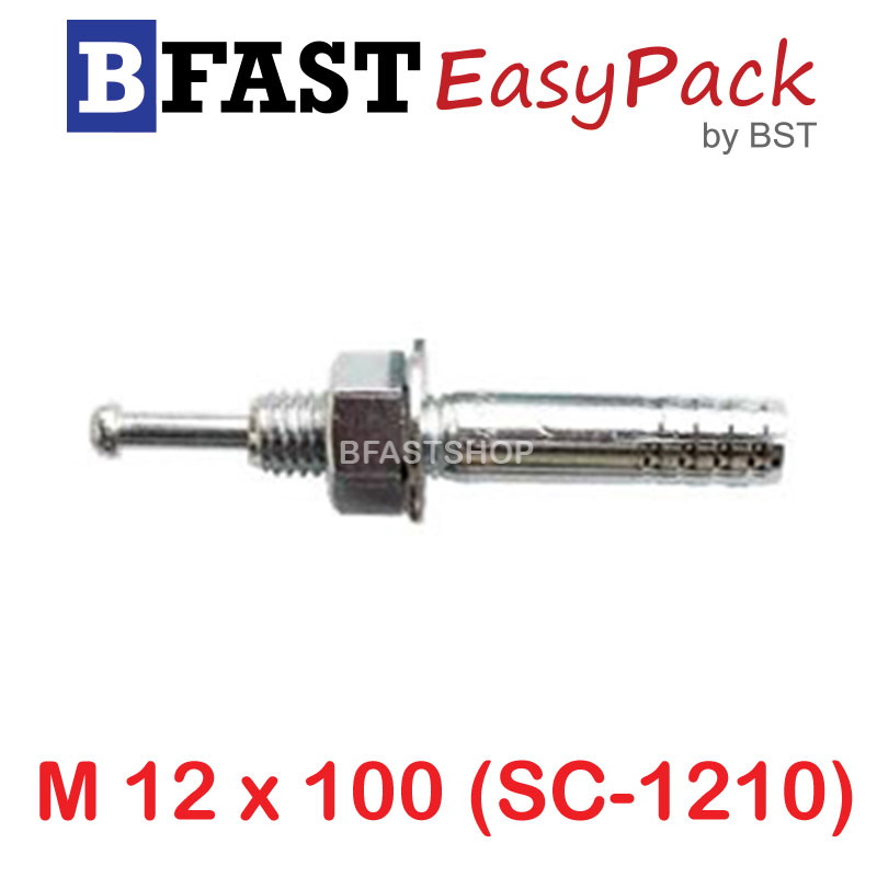 พุกตะปูสแตนเลส SANKO (SC-1210) M12 x 100 (1 ตัว/ถุง)