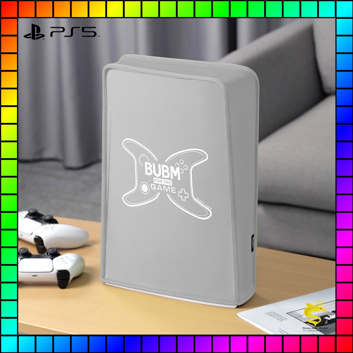 BUBM ผุ่มคุมเครื่องกันฝุ่น PS5 รุ่นแรก แบบใส่แผ่น&ดิจิตัล