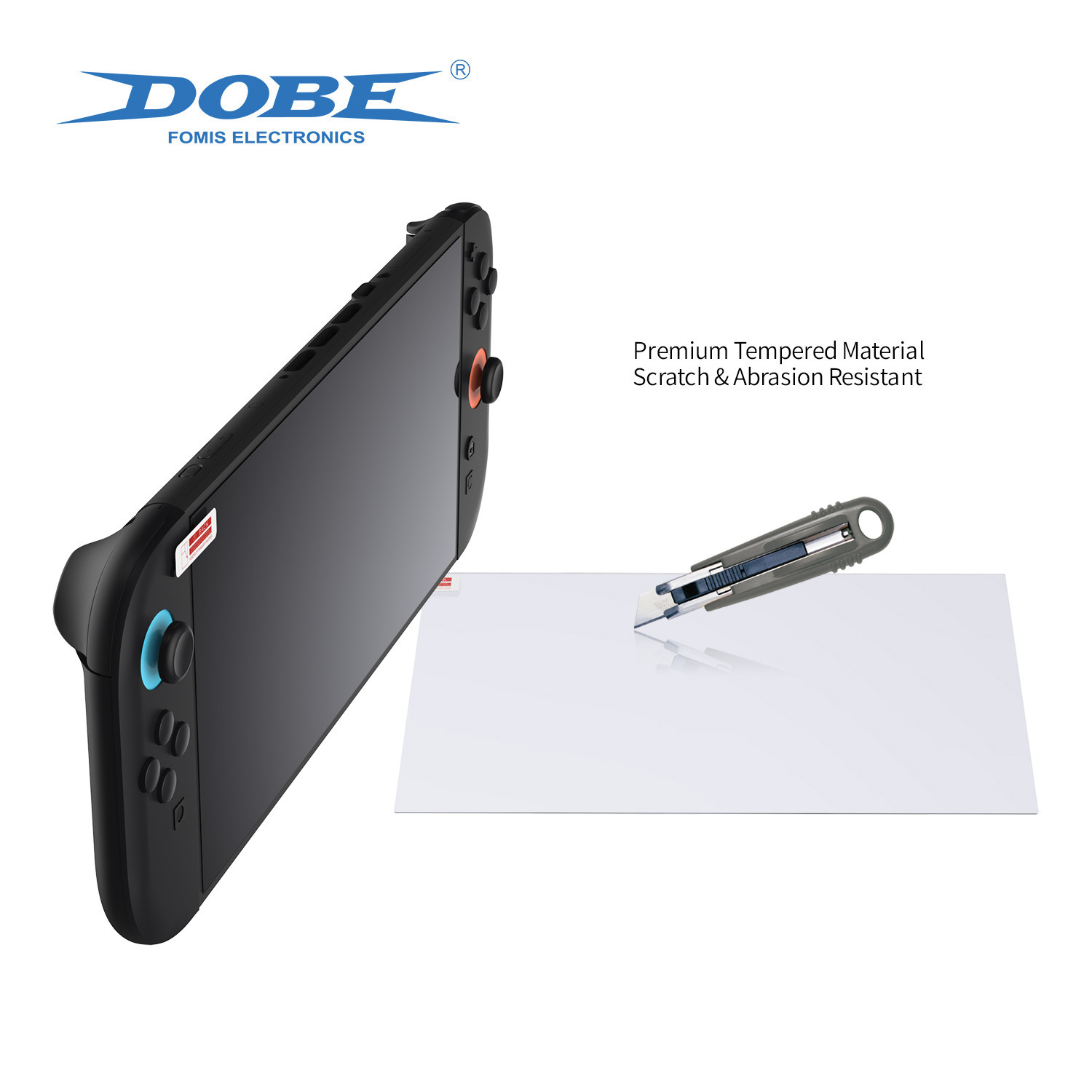 DOBE ฟิล์มกระจกพร้อมกรอบติดตั้ง for Nintendo Switch 2 (2025) (Pack 2) TNS-3166