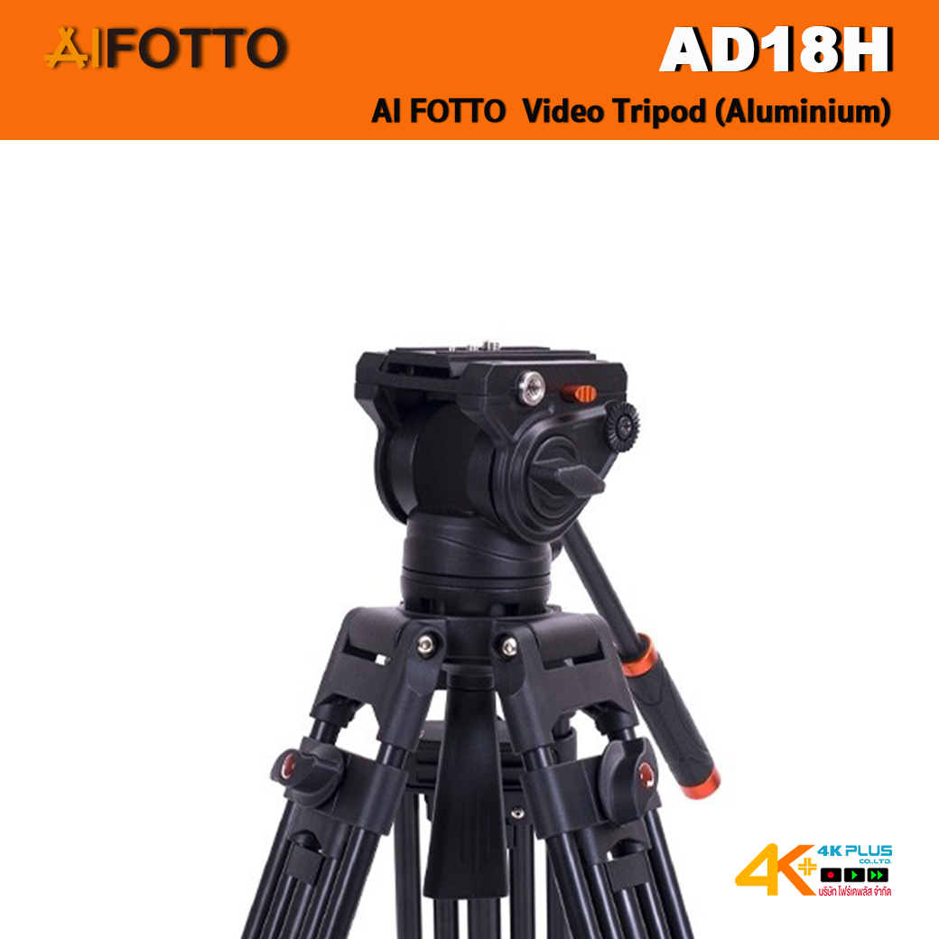 AI Fotto AD18H Lion Series Dual-Tubes Aluminium Video Tripod