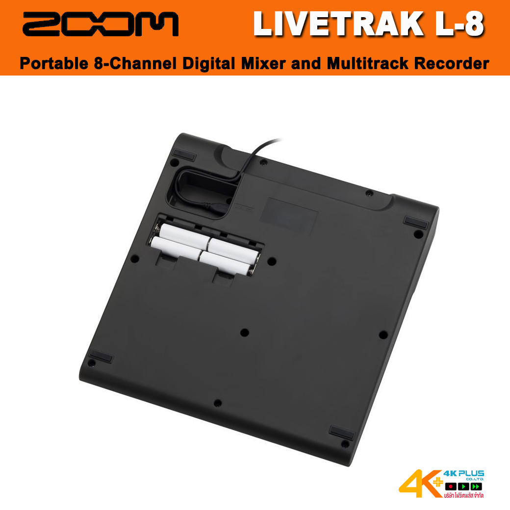 Zoom LiveTrak L-8 Portable 8-Channel Digital Mixer and Multitrack Recorder