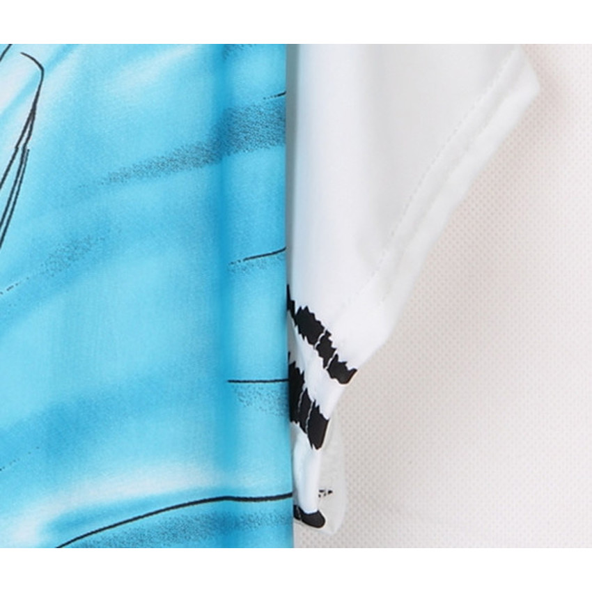 MOKE Women's Ice Silk Butterfly Loose Novelty Print Autumn-SummerDresses For Women purple - Intl