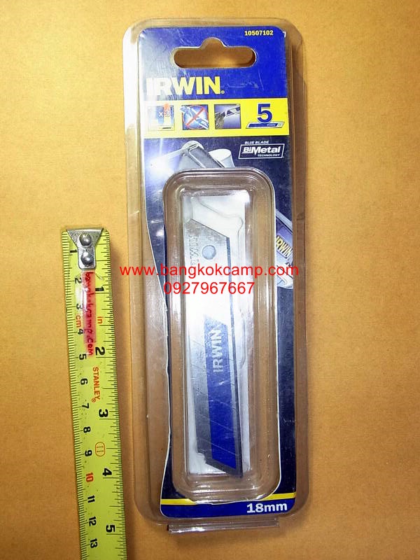 ใบมีดคัตเตอร์ IRWIN Germany แพ็ค5ใบ รุ่นเก่า