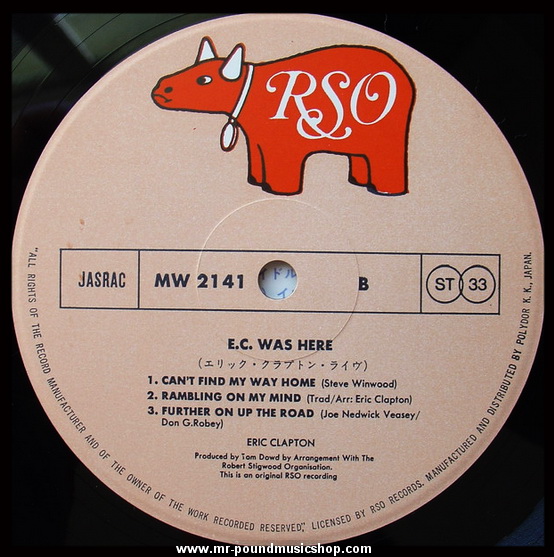 Eric Clapton - E.C. Was Here