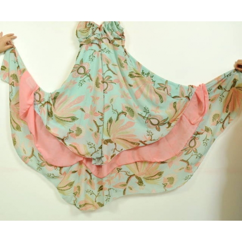 maxi dress ชุดเดรสยาว ใส่เที่ยว โทนชมพู ฟ้า ใส่ไปงานแต่ง ใส่ออกงานได้ น่ารัก สวยมาก