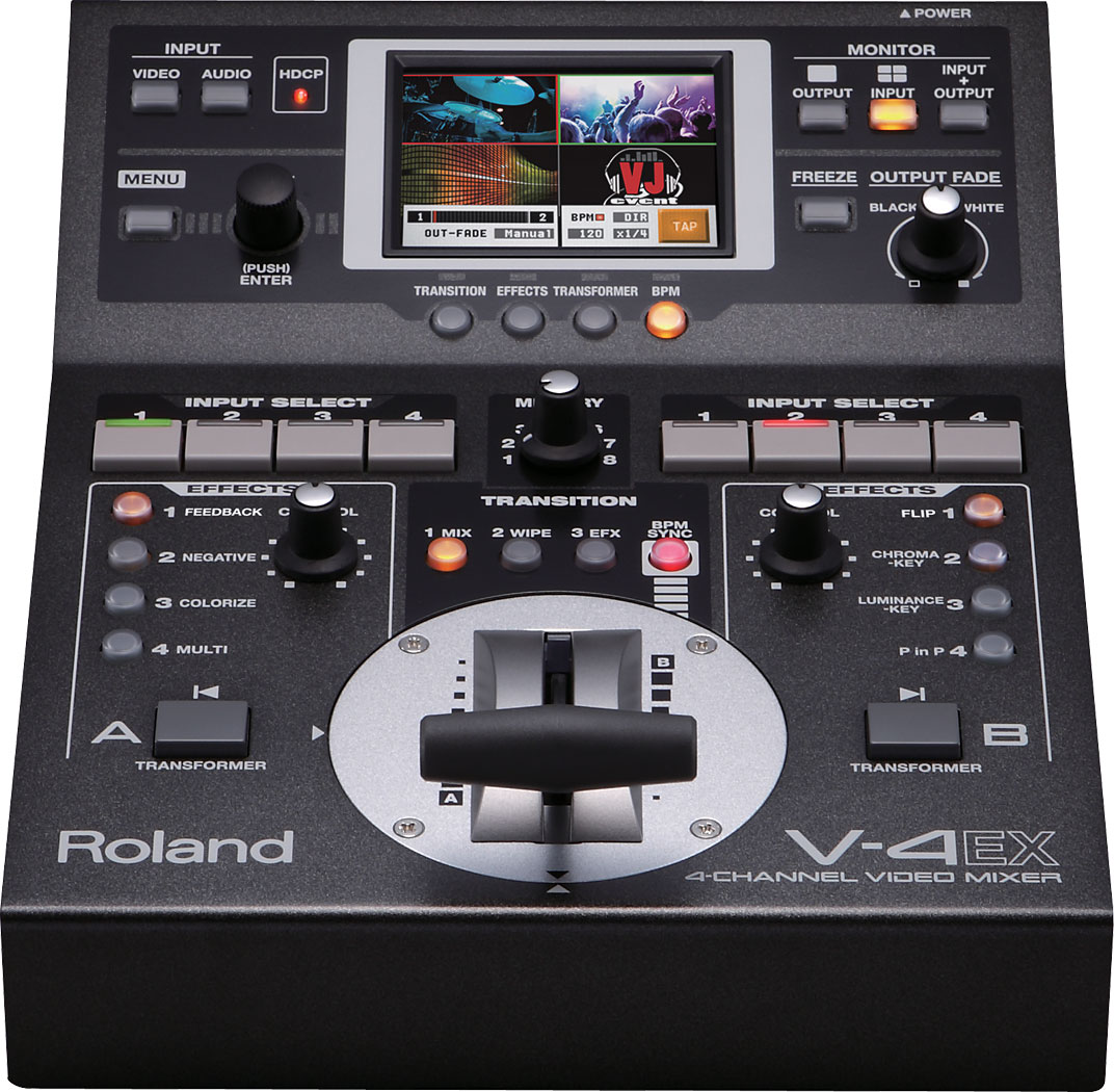 Roland V-4EX 4-Channel Digital Video Mixer with Effects