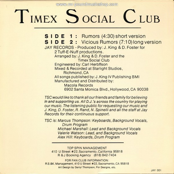 Timex Social Club - Rumors