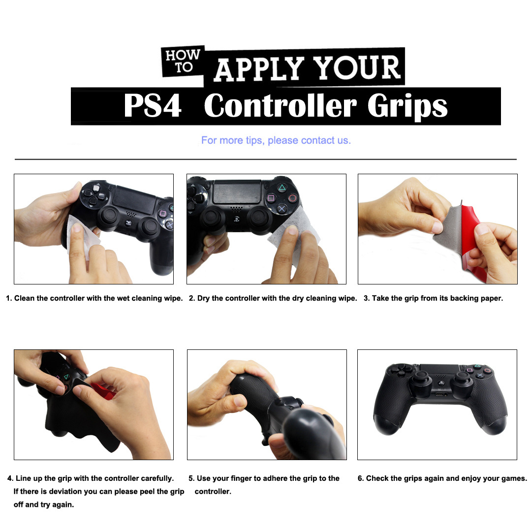 กริบยางด้ามจับ สำหรับจอย PS4 (แนะนำยางคุณภาพดี)