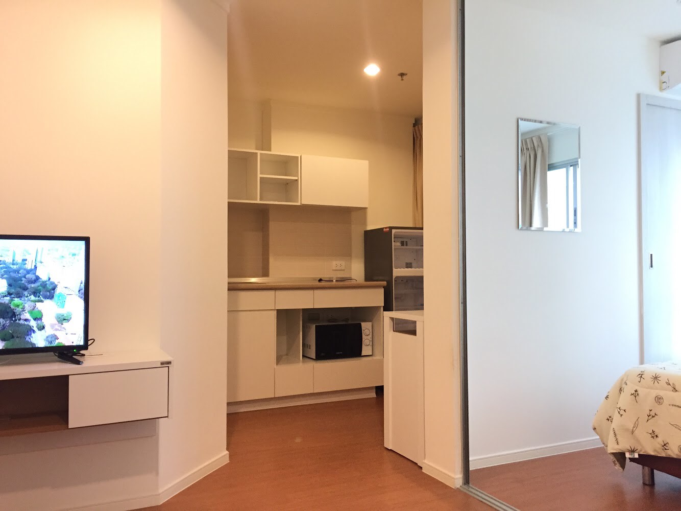 ขายคอนโด Lumpini Park Rattanathibet (ลุมพินี พาร์ค รัตนาธิเบศร์) 1 ห้องนอน 1 ห้องน้ำ ตึก A ชั้น5 ขนาดห้อง 26.11 ตรม.