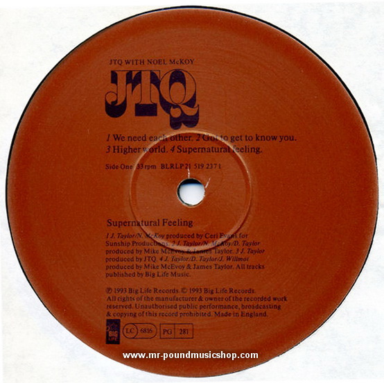 JTQ With Noel McKoy - Supernatural Feeling