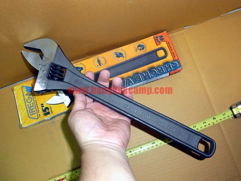 ประแจเลื่อน IREGA ขนาด 15 นิ้ว สเปน Made in Spain ใหม่ แท้.