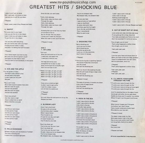 Shocking Blue - Greatest Hits 1969-1973