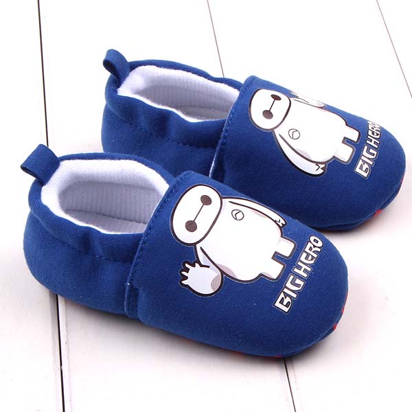 รองเท้าเด็กวัยหัดเดิน สีน้ำเงิน ลาย BIGHERO