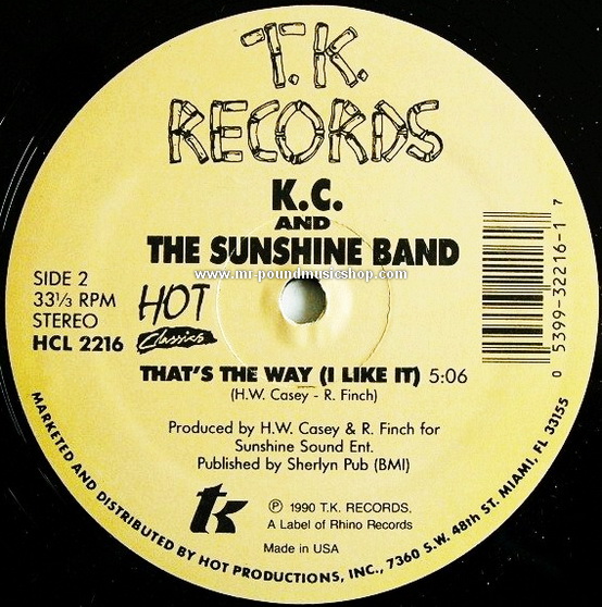KC And The Sunshine Band - Get Down Tonight / That's The Way