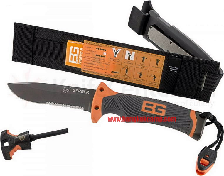 มีดใบตาย Gerber Bear Grylls Ultimate รุ่น 31-000751 (Grey) ของใหม่ ของแท้