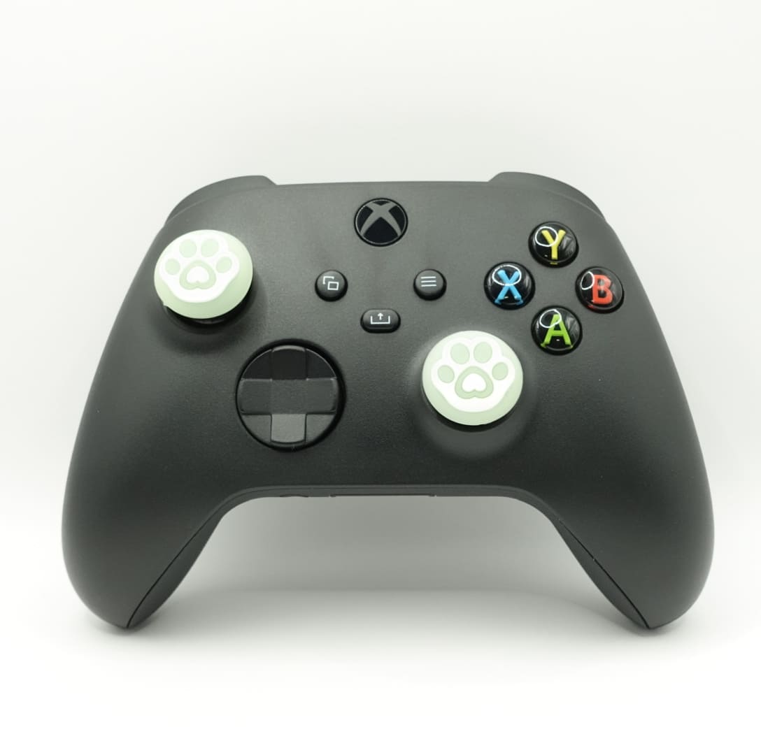 (1ชิ้น)ซิลิโคนอนาล็อกเรืองแสง for Xbox360 XboxOne XboxSeriesS/X PS5 PS4 Joy-Pro