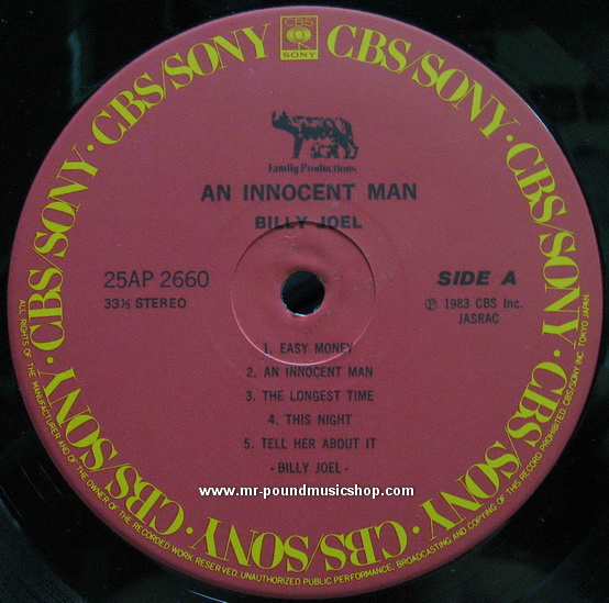Billy Joel - An Innocent Man