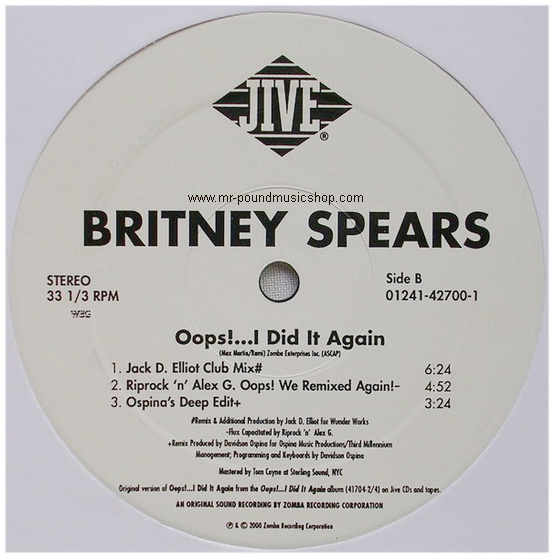 Britney Spears - Oops!...I Did It Again