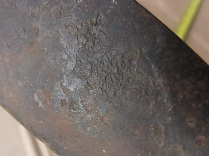 มีดเหน็บ เก่า สภาพสมบูรณ์ ยุคสงครามโลก... ใบยาว12นิ้ว หนา7.5มม.