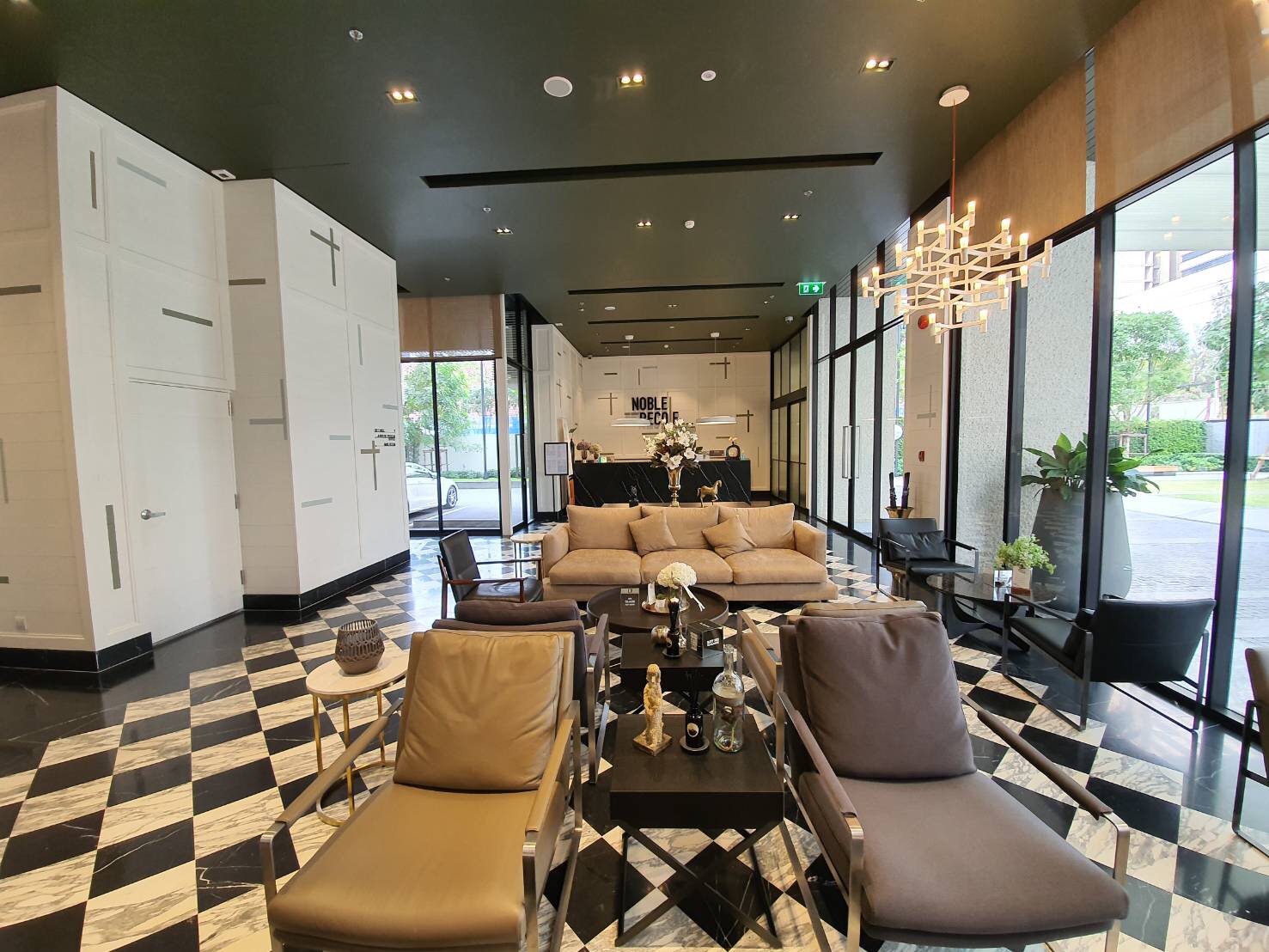 ให้เช่าคอนโด Noble Recole (โนเบิล รีโคล สุขุมวิท 19) 1 ห้องนอน 1 ห้องน้ำ ขนาด 35 ตรม ชั้น 2
