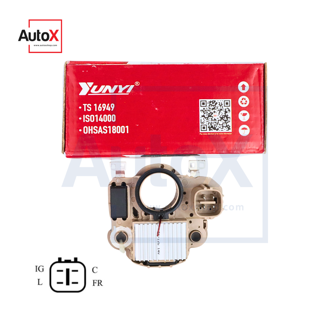 คัทเอาท์ HONDA JAZZ GD มีโอด เต๋าตั้ง 4ขา (IG-L-C-FR) ไดมิตซู 12V (รีกูเลเตอร์) ยี่ห้อYUNYI
