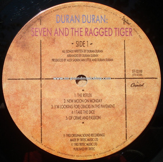 Duran Duran - Seven And The Ragged Tiger