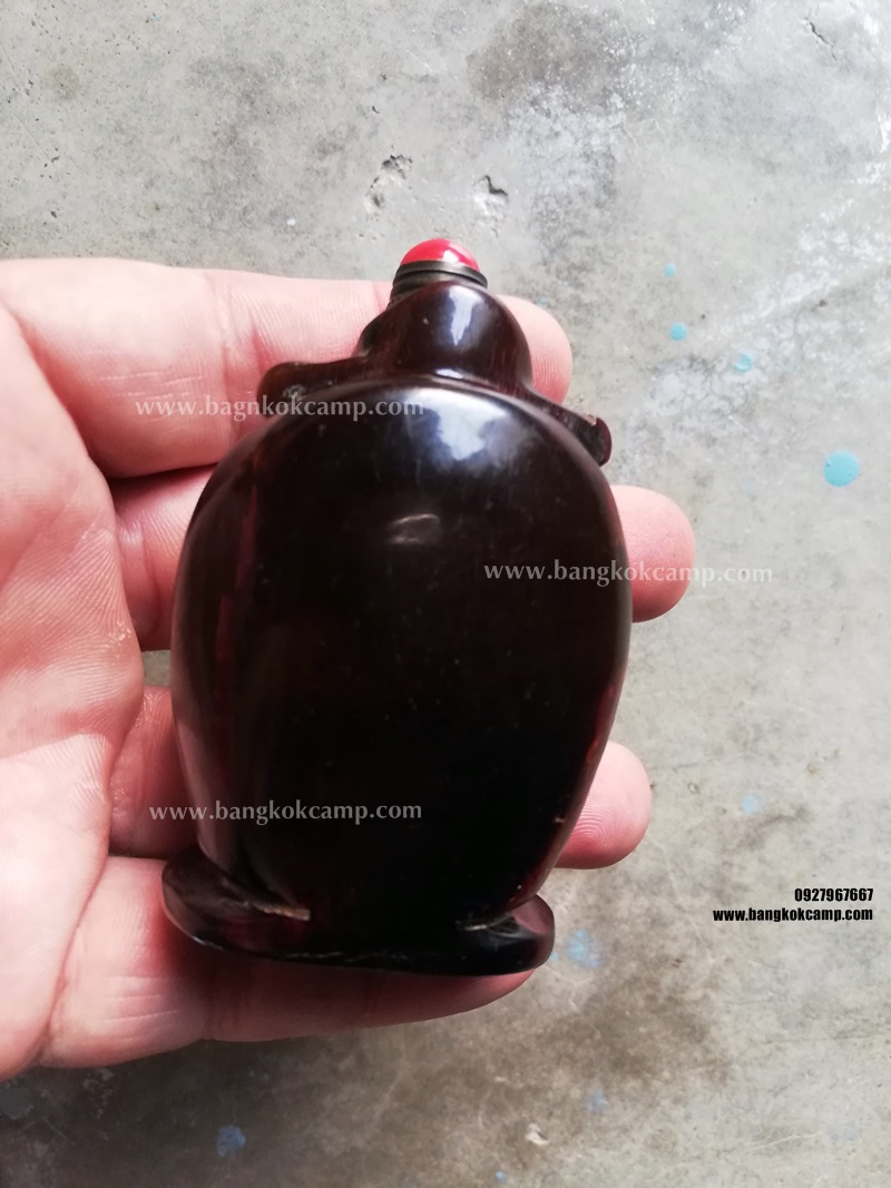 ขวดยานัตถ์ แกะจากเขาสัตว์ เทพเจ้าจีน (6)