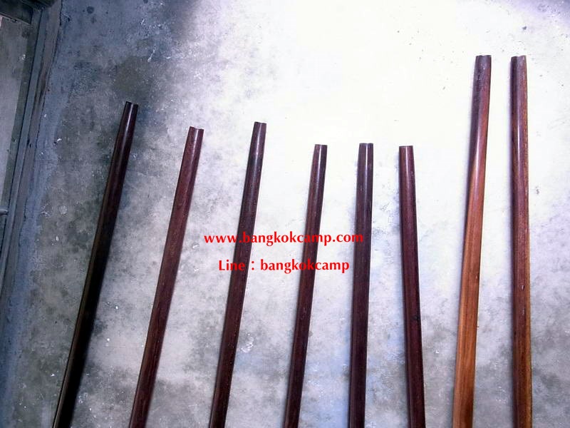 ไม้เท้า ไม้มะค่า (ชุด6)