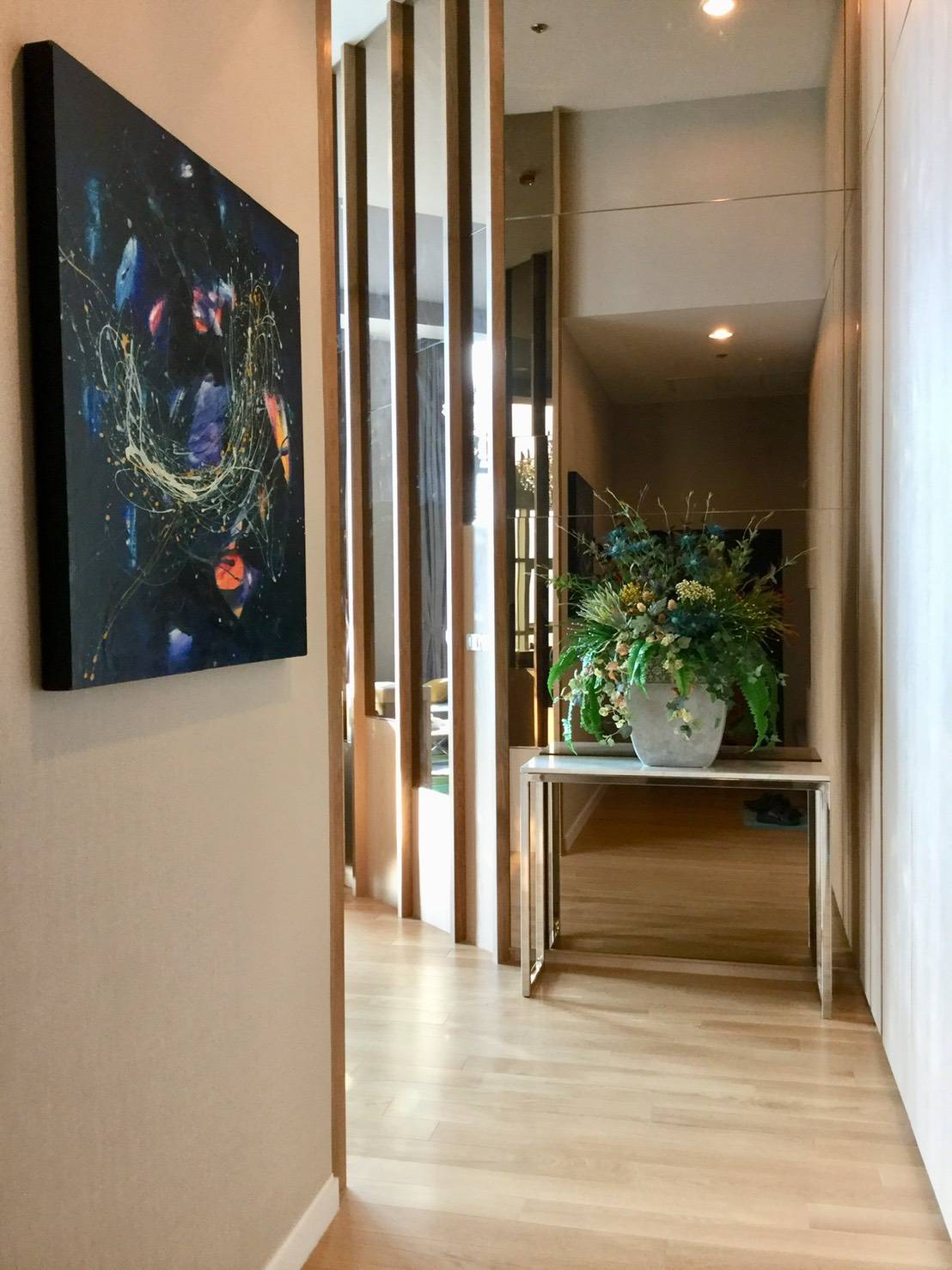 ขายคอนโด Belle Grand Rama 9 (เบ็ล แกรนด์ พระราม 9) ห้องเพ้นเฮ้าส์ penthouse fully furnished แบบ 2 ห้องนอน