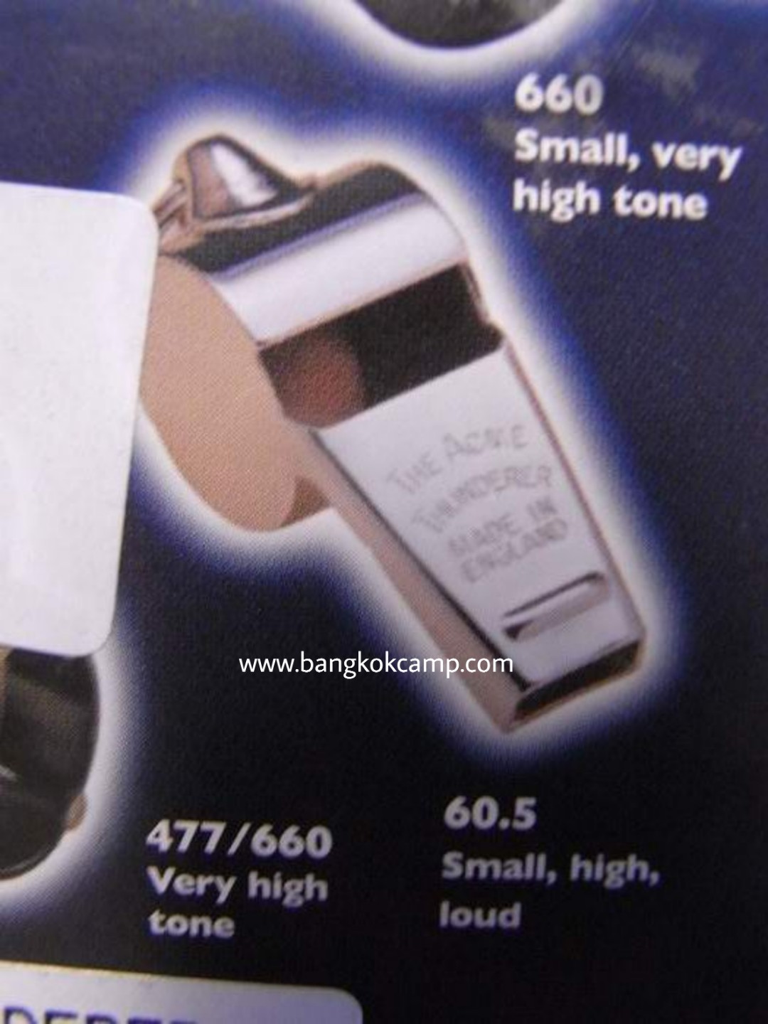 นกหวีด ACME ทองเหลือง อังกฤษ Made in England ใหม่ แท้