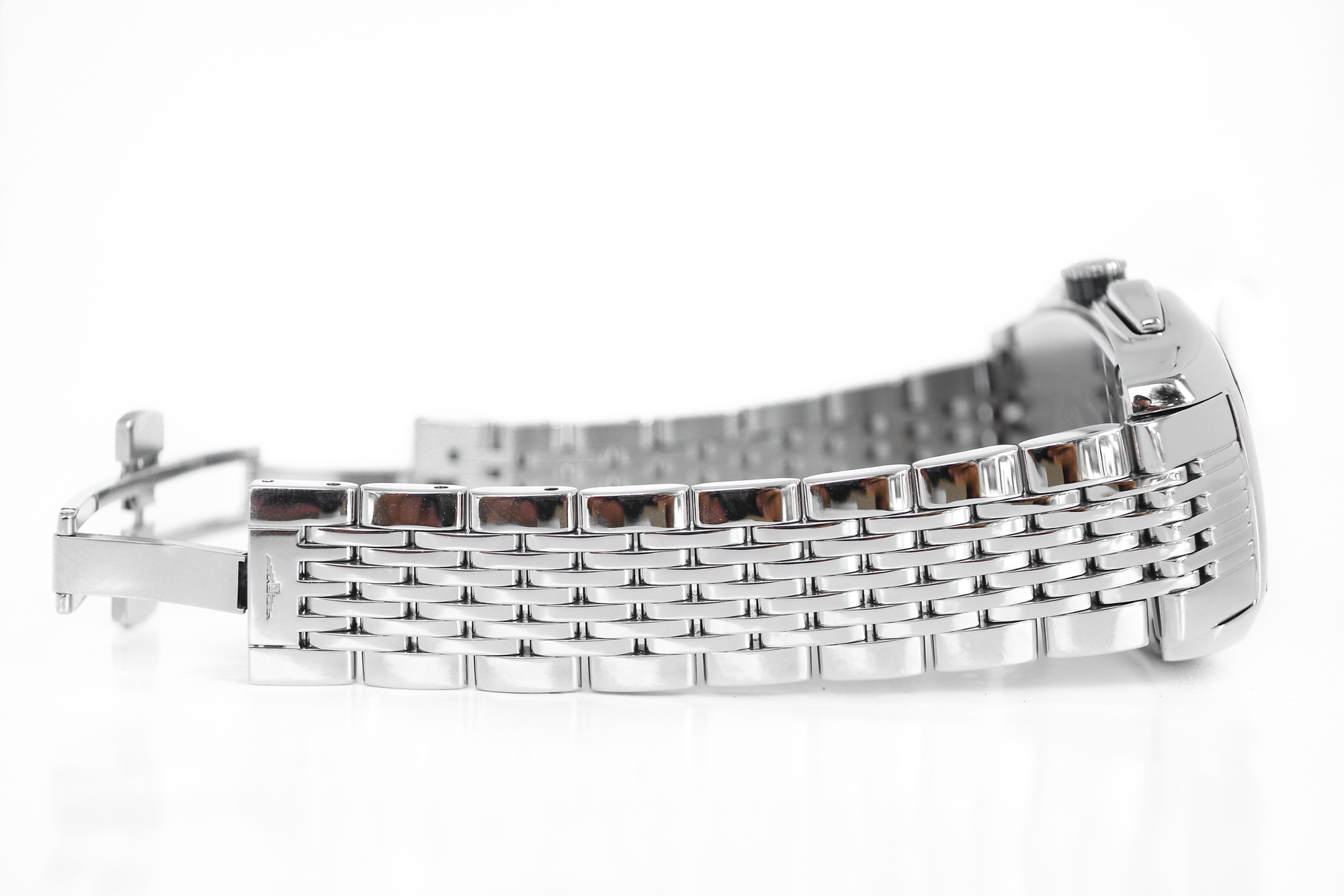 Longines Evidenza Automatic Chronograph ถังเบียร์ เลขโรมัน