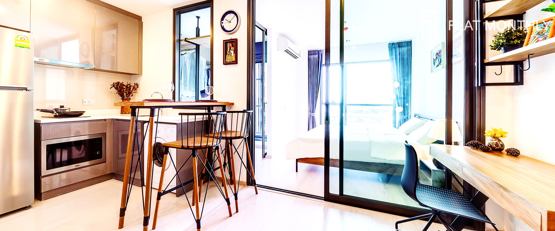 ขาย / เช่าคอนโด Rhythm Rangnam (ริธึ่ม รางน้ำ) จำนวน 2 ยูนิท ยูนิทที่ 1.ห้อง 10/60(A09B02) 1 ห้องนอน 1 ห้องน้ำ ขนาด 35.28 ตรม.