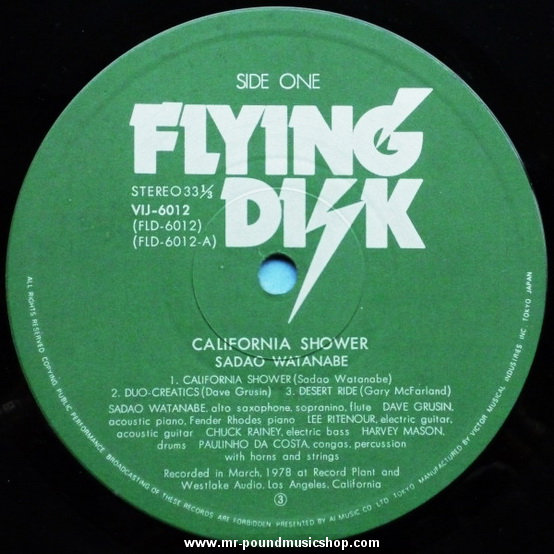 Sadao Watanabe - California Shower