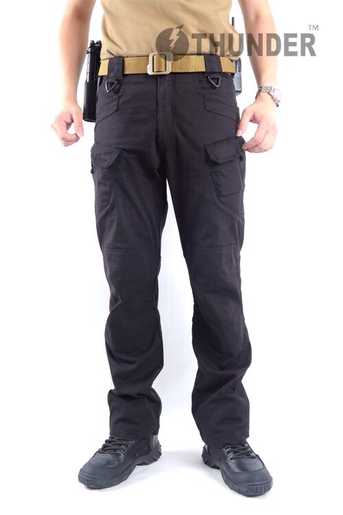 กางเกง ทรงTactical รุ่น IX7 ยี่ห้อ Bogie.1 สินค้ายอดนิยมในอเมริกา สีดำ Size: S-2XL