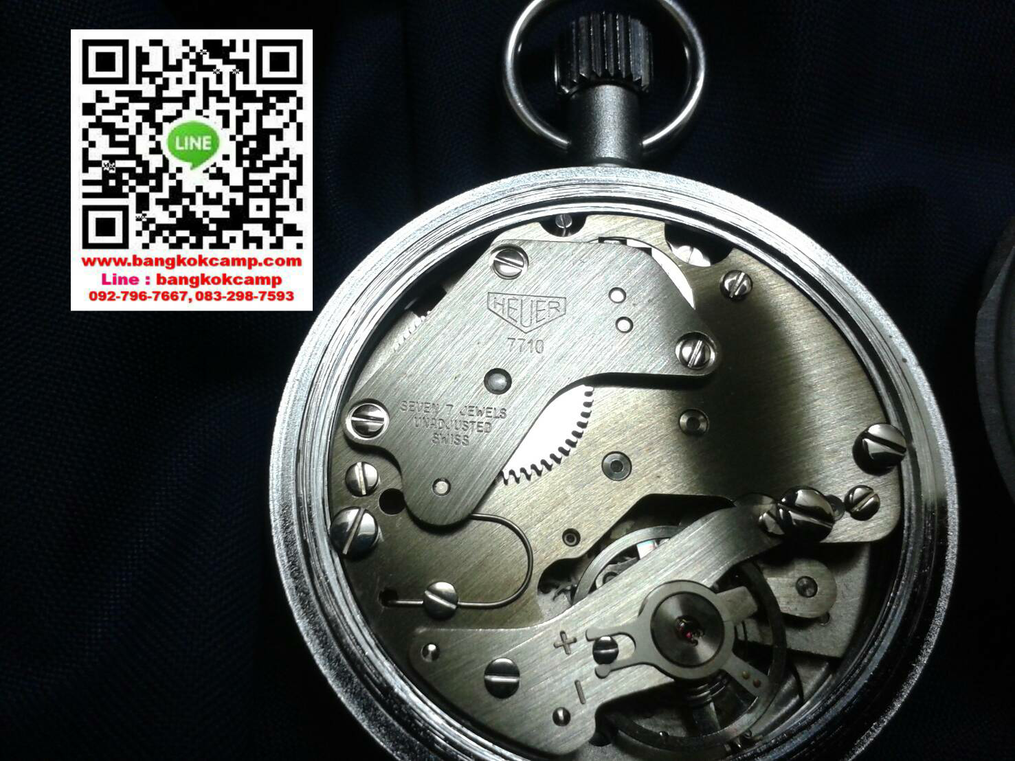 นาฬิกา HEUER ใหม่เก่าเก็บ พร้อมใบเซอร์+กล่อง...Made in Switzerland