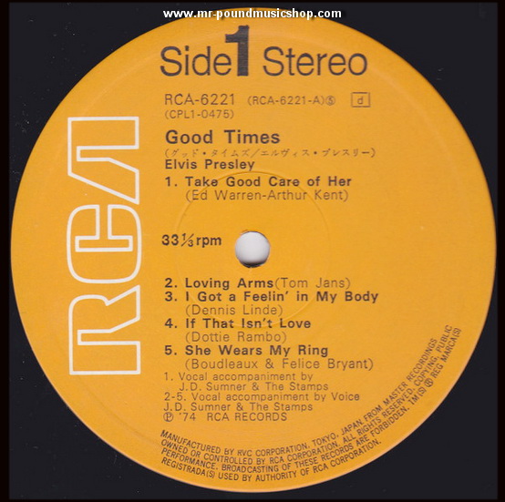 Elvis Presley - Good Times