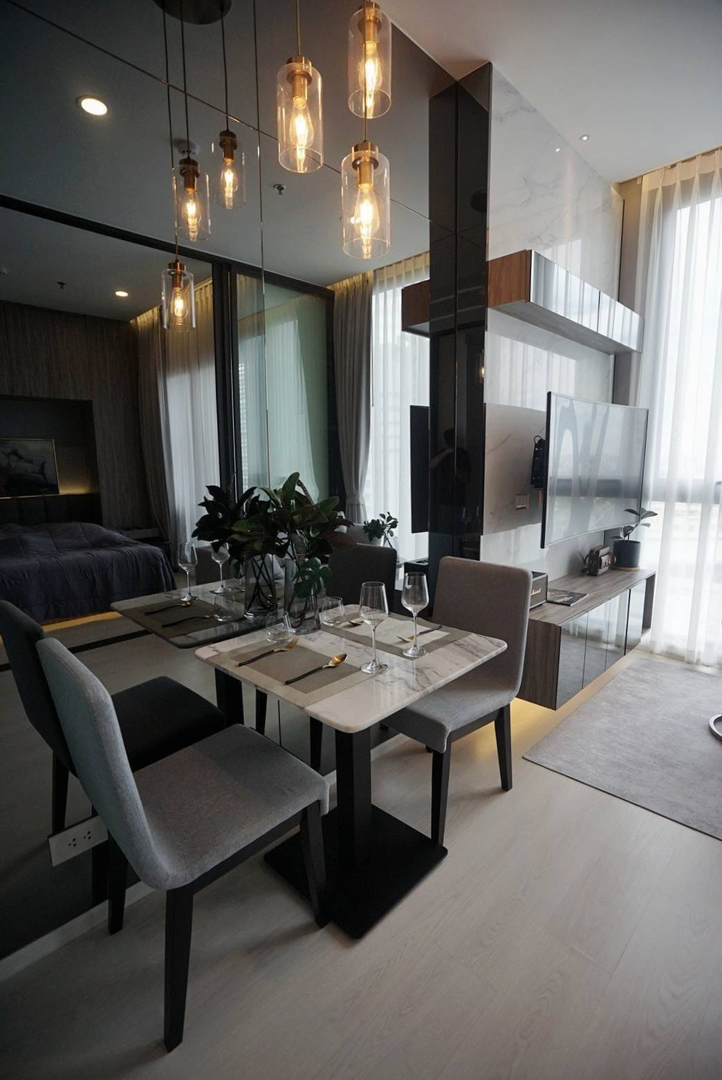 ให้เช้าคอนโด Mazarine Ratchayothin : แมสซารีน รัชโยธิน 1 ห้องนอน 1 ห้องน้ำ ขนาด 35 ตรม ชั้น 12 ห้องมุม