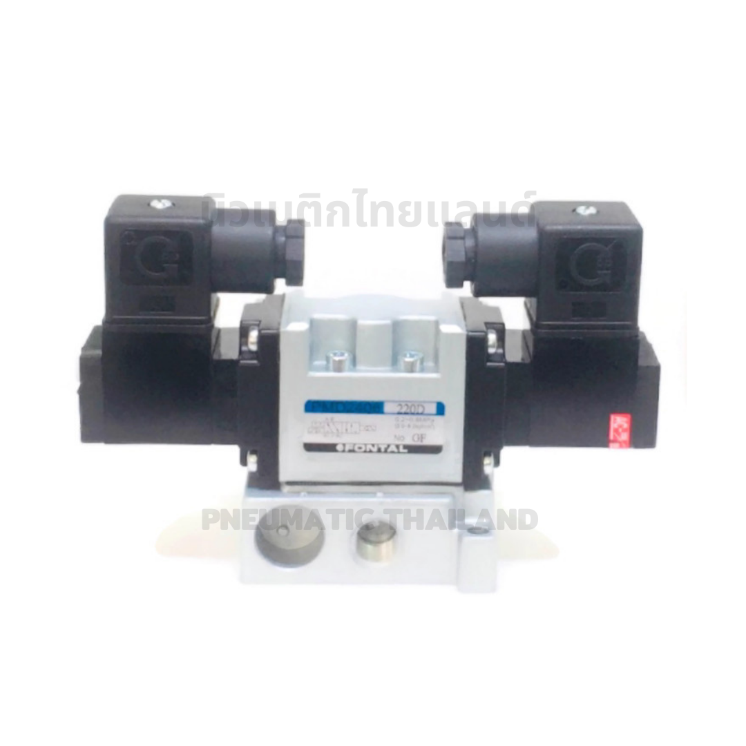 FONTAL PMD2406-02-D24D Solenoid Valve โซลินอยด์วาล์ว 5/2 แทน Parker Kuroda