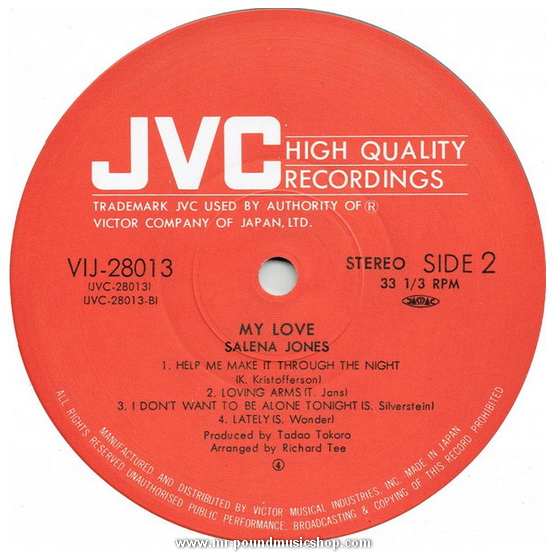 Salena Jones - My Love