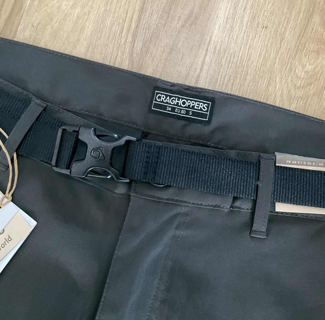 Craghoppers Men's Kiwi Pro Stretch Trousers with Belt