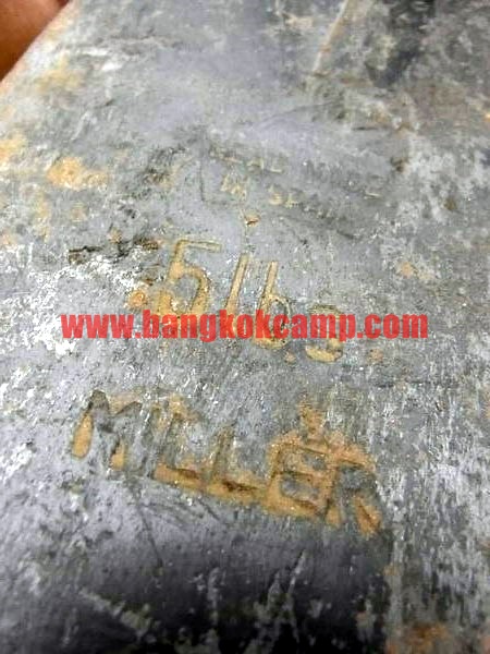 อีเตอร์ MILLER ยี่ห้ออเมริกา ทำในสเปน หัวเดิม+ไม้นอกเดิม Made in Spain ขนาด5ปอนด์ (5bls.) ใหม่เก่าเก็บ