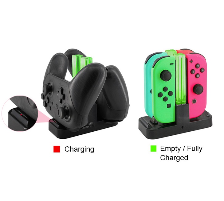 ที่ชาร์จจอยคอน & จอยโปร Nintendo Switch
