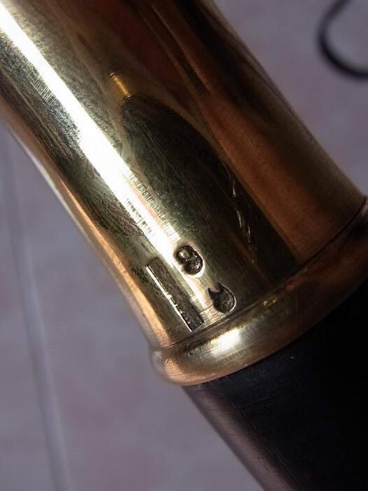 ไม้ตะพด (แบบที่ 3) หัวทองเหลือง ทรงแป้น ช้าง3เศียร ช้างเอราวัณ