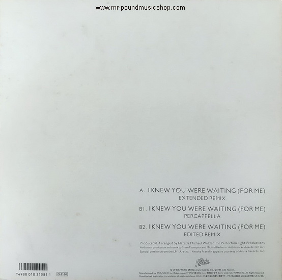 Aretha Franklin And George Michael - I Knew You Were Waiting (For Me)