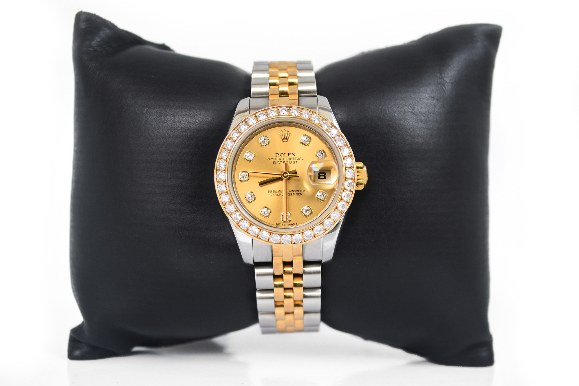 Rolex Oyster Perpetual Date-Just 2tone 18K Automatic Lady Size