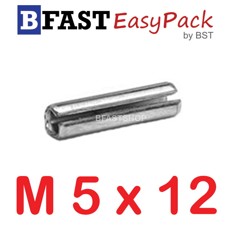 ปิ๊นตะกุดสแตนเลส SUS M5 x 12 (5 ตัว/ถุง)